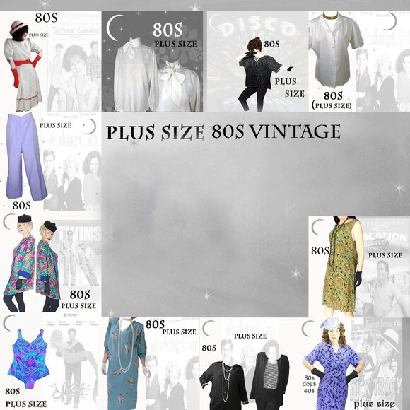 Plus Sizes Start Here, Lots of fun Vintage Too - Picture 2 of 5